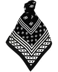 Dolce & Gabbana - Schal Mit Logo - Lyst