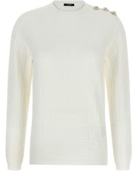 Balmain - Maxi Shoulder Top - Lyst