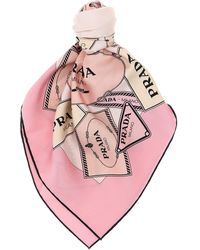 Prada - 'heritage' Scarf - Lyst