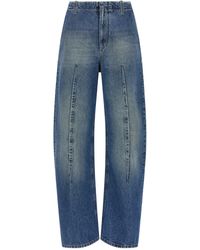 MM6 by Maison Margiela - Vertical Pinch Jeans - Lyst
