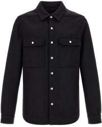 Rick Owens - Outershirt With Metal Hardware - Lyst