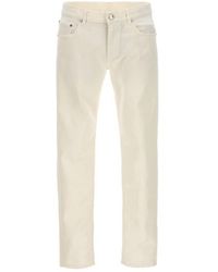 Etro - Jeans logo tono su tono - Lyst