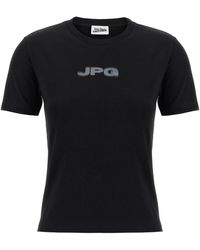 Jean Paul Gaultier - 'the Black Jpg Baby Tee' T-shirt - Lyst