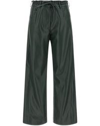 Nude - Faux Leather Trousers - Lyst