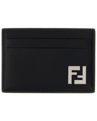 Fendi - 'Slim Squared Ff' Card Holder - Lyst