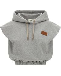 Fendi - 'essentia' Sweatshirt Top - Lyst