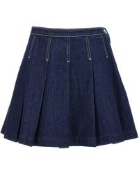 KENZO - 'solid Fit&flare' Skirt - Lyst