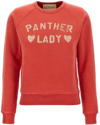 Valentino Garavani - 'panther Lady' Sweatshirt - Lyst