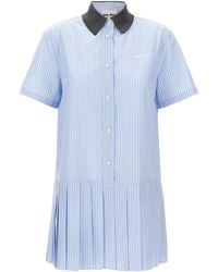 Miu Miu - Mini-Blusenkleid - Lyst