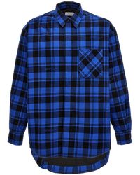 Off-White c/o Virgil Abloh - 'check Flannel' Overshirt - Lyst