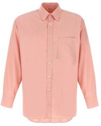AURALEE - Camicia seta - Lyst