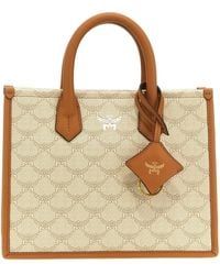 MCM - Small 'himmel Laureto' Shopping Bag - Lyst