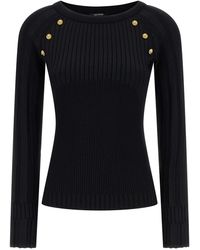 Balmain - 3 Buttons Sweater - Lyst