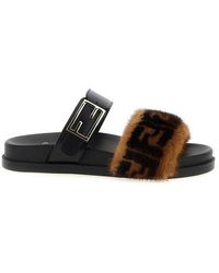 Fendi - Feel' Slides - Lyst