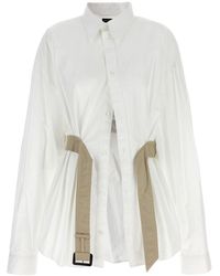 Balenciaga - Belt Shirt - Lyst