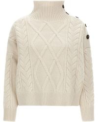 Yves Salomon - Braided Sweater - Lyst