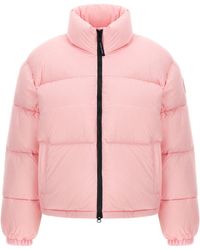 Canada Goose - Puffer Jacket With Tonal Logo Patch - Lyst
