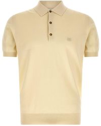 Etro - Knit Polo With Tonal Pegaso Embroidery - Lyst