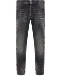 DSquared² - Skater Jeans With Distressed Details - Lyst
