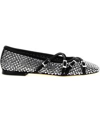 Mach & Mach - 'Crystal Net' Ballet Flats - Lyst