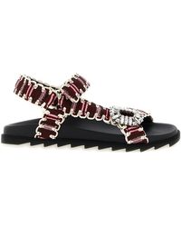 Roger Vivier - 'slidy Viv' Trek' Sandals - Lyst
