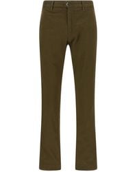 Incotex - Cotton Trousers With Slowear Patch - Lyst