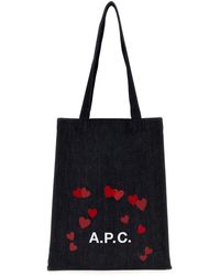 A.P.C. - Valentine's Day Capsule 'lou' Shopping Bag - Lyst