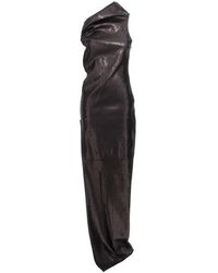 Rick Owens - Abito lungo blu con paillettes - Lyst