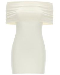 Wardrobe NYC - Off Shoulders Mini Dress - Lyst