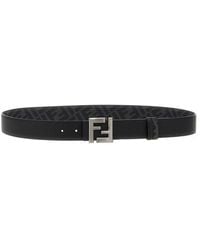 Fendi - 'Squared Ff' Reversible Belt - Lyst