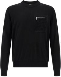 Fendi - Pullover Mit Ff-Taschen - Lyst