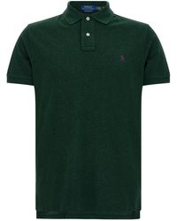 Polo Ralph Lauren - Cotton Polo Shirt With Embroidered Logo - Lyst