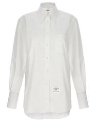 Thom Browne - 'Exaggerated Point Collar' Shirt - Lyst