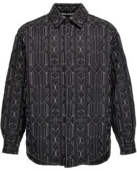 Palm Angels - All Monogram Quilted Dover Jacket - Lyst
