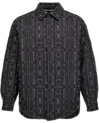 Palm Angels - All Monogram Quilted Dover Jacket - Lyst