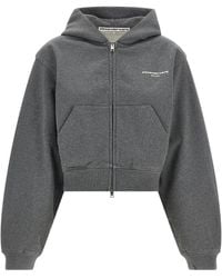Alexander Wang - 'zip-up Hoodie' Sweatshirt - Lyst
