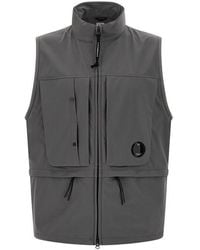 C.P. Company - 'Cp Shell Hooded' Vest - Lyst