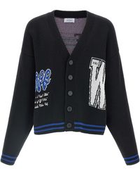 Off-White c/o Virgil Abloh - 'glide Diag' Cardigan - Lyst