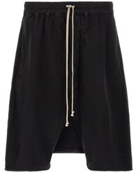 Rick Owens - 'drawstring Pods' Bermuda Shorts - Lyst