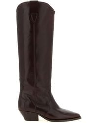 Isabel Marant - 'Denvee' Western Style High Boots - Lyst