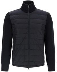 Moncler Maglione Tricot Cardigan in Blue for Men | Lyst