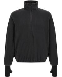 Entire studios - 'shell Fleece Pullover' Fleece Sweatshirt - Lyst