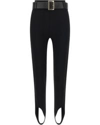 Self-Portrait - Leggings With Stirrup And Belt - Lyst