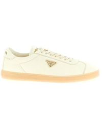 Prada - Deer Leather Sneakers - Lyst