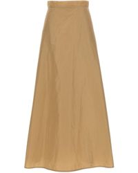 Jil Sander - Long Flared Skirt - Lyst