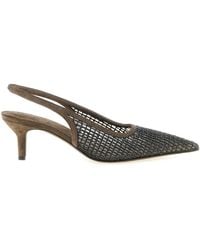 Brunello Cucinelli - Slingback Pumps - Lyst