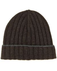 Brunello Cucinelli - Cashmere Turn-up Beanie - Lyst