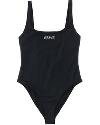 Versace - Logo' One-Piece Swimsuit - Lyst
