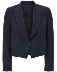 Brunello Cucinelli - Cropped-Blazer - Lyst