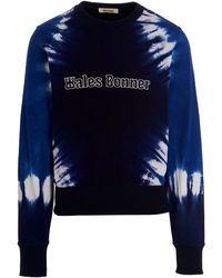 Wales Bonner - Logo Embroidery Tie Dye Sweatshirt - Lyst